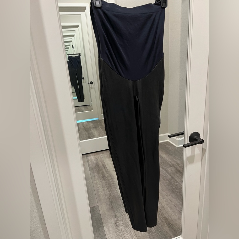 Maternity Spanx Leather Leggings